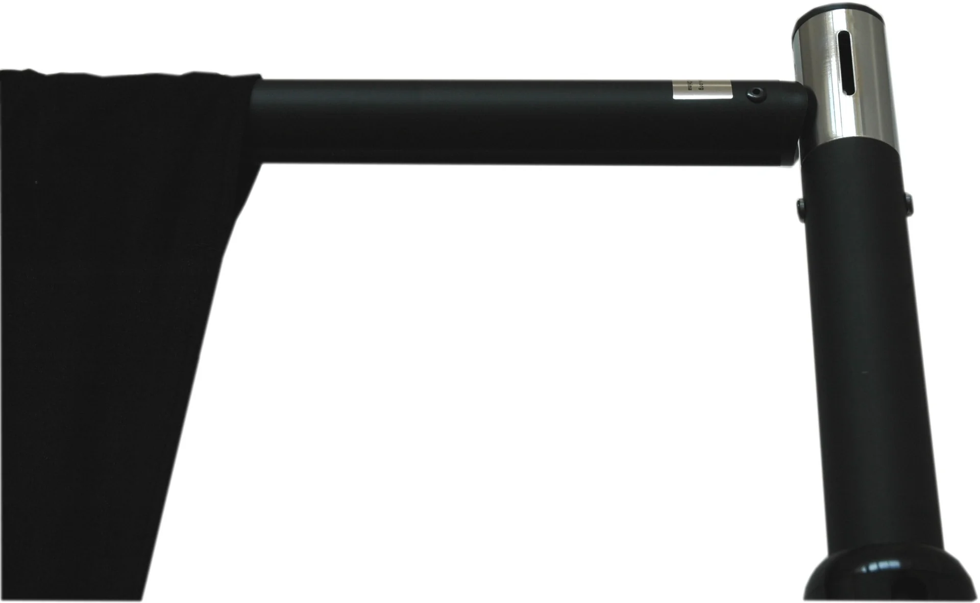 1.5m - 2.4m BLACK Pipe and Drape Telescopic horizontal bar - Image 2