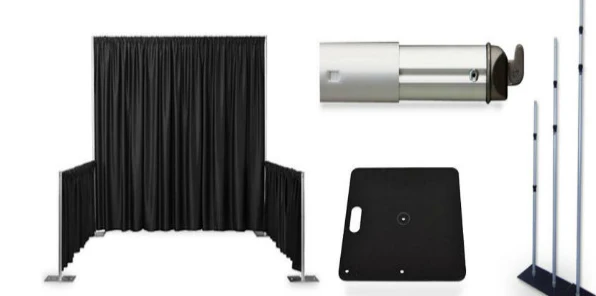 2.4m - 4.20m Pipe and Drape Telescopic horizontal bar - Image 5