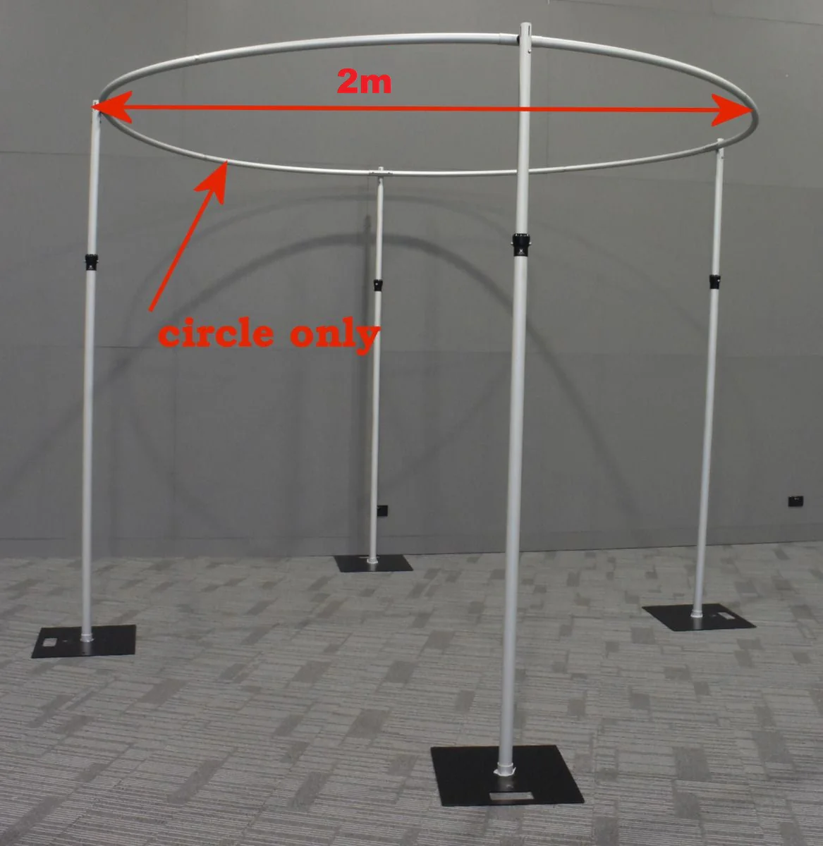2m in diameter circle for pipe and drape - Image 7