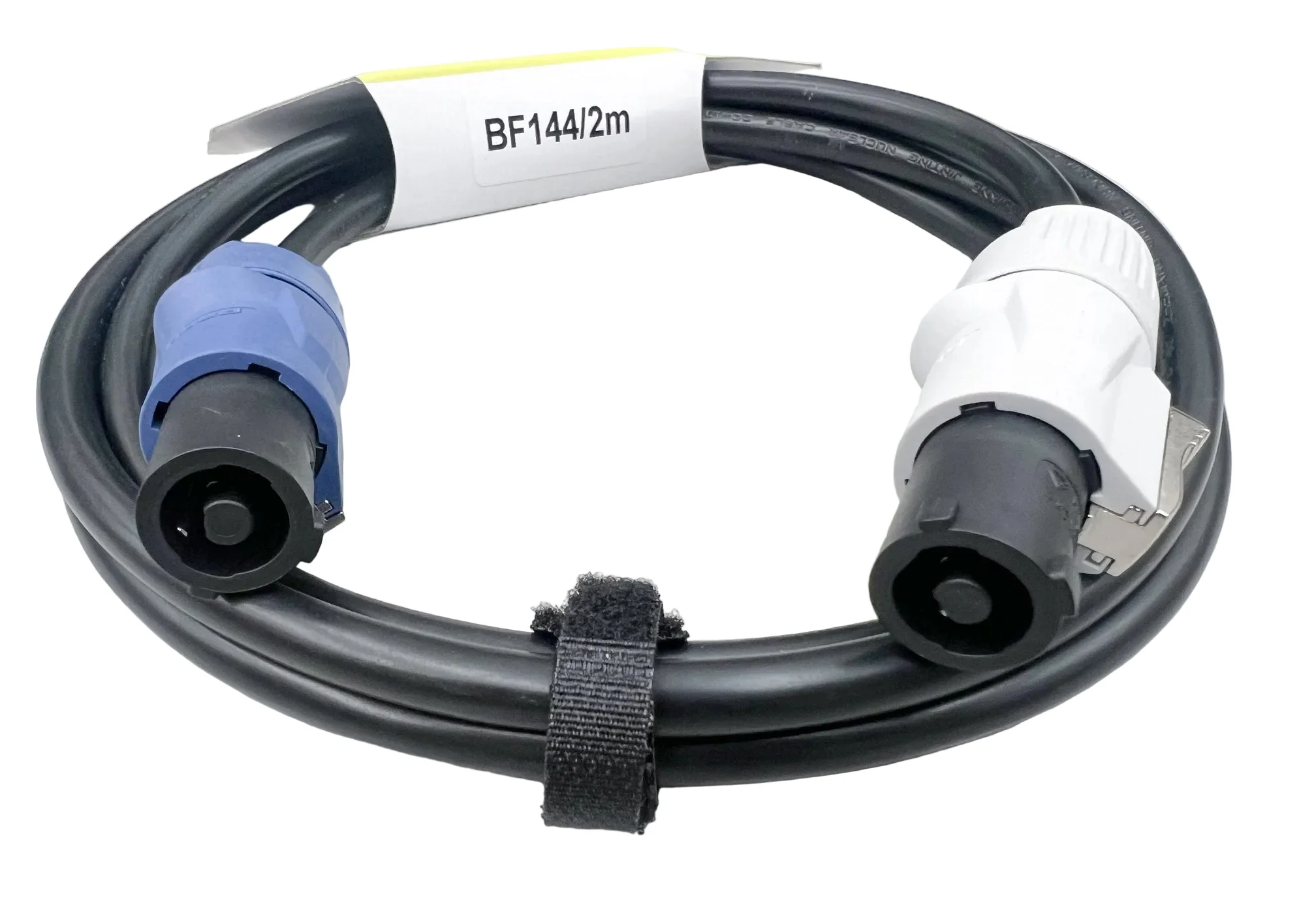 2m PowerCON REAN [blue] to PowerCON  [grey] Link Cable. 0.5 x 3-core cable - Image 2