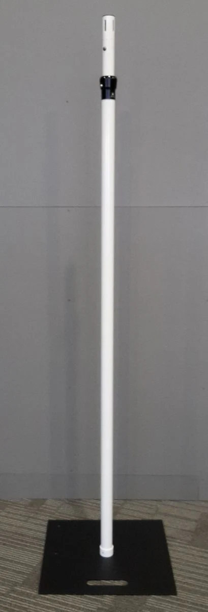 3m x 3m,  50cm base plates, WHITE Aluminium Pipe and Drape support system / Wedding Event backdrop - 3m max height - Image 6