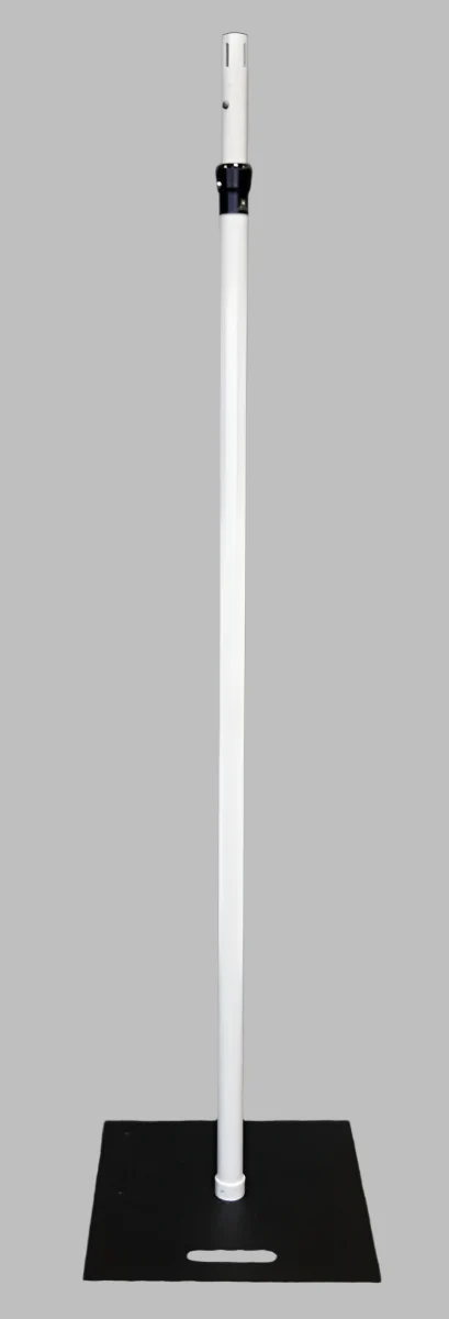 3m x 3m free standing white lycra projector screen - screen size 3m wide x 2.4m high - Image 6