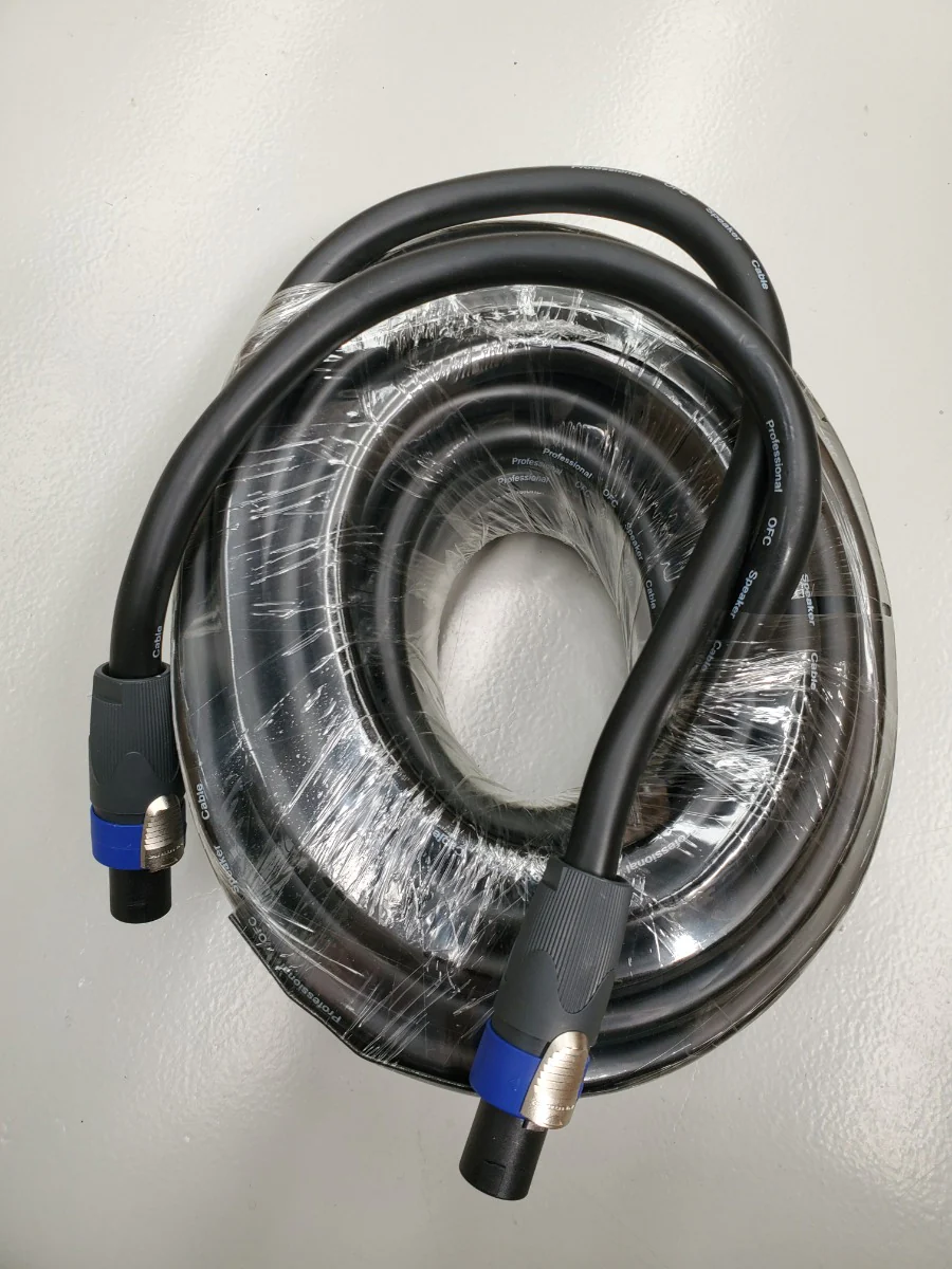 20m 4 Core 2.5mm Neutrik NL4FX to Speakon speaker Cable - Image 3