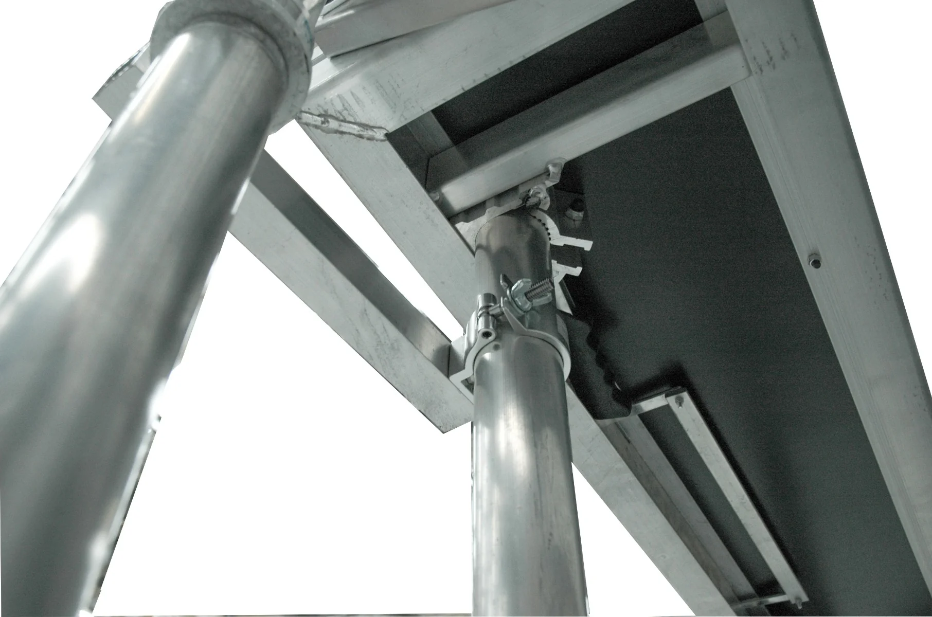 5-step stairs for stage 1000-1200mm high x1220mm wide with handrails - Image 5