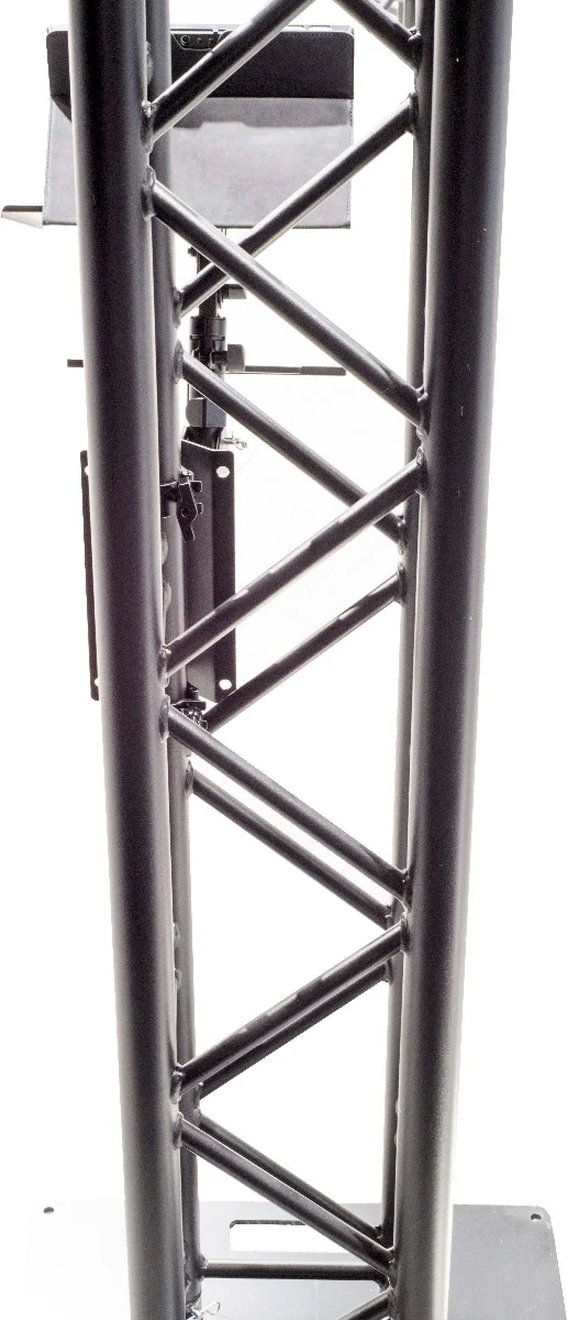 Adjustable Top Tray with tilt 35mm pole socket + wall/truss bracket with 50mm clamps - Image 16