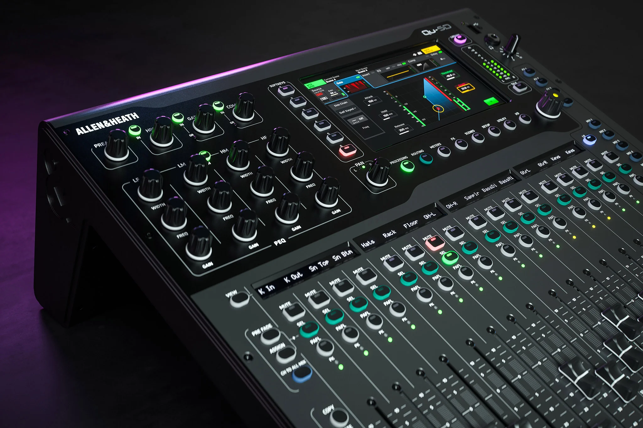 Allen & Heath QU-5 QU Compact 38in/24out 96kHz Mixer - Image 7