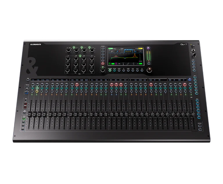 Allen & Heath QU-7 QU 32ch 96kHz mixer, 33 faders, 32/20 local I/O, 6FX - Image 3
