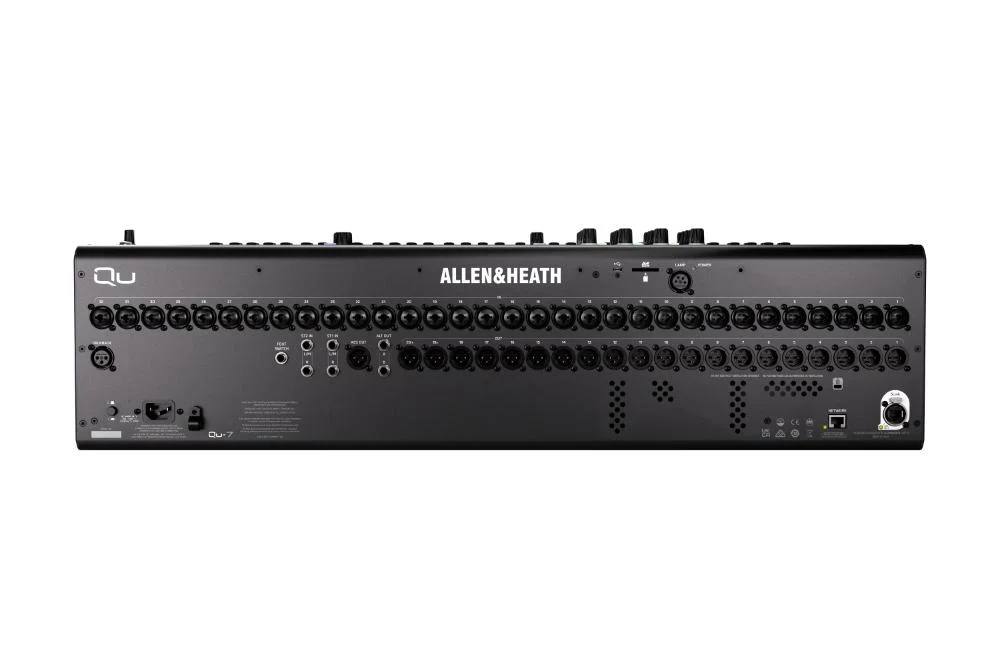 Allen & Heath QU-7 QU 32ch 96kHz mixer, 33 faders, 32/20 local I/O, 6FX - Image 4