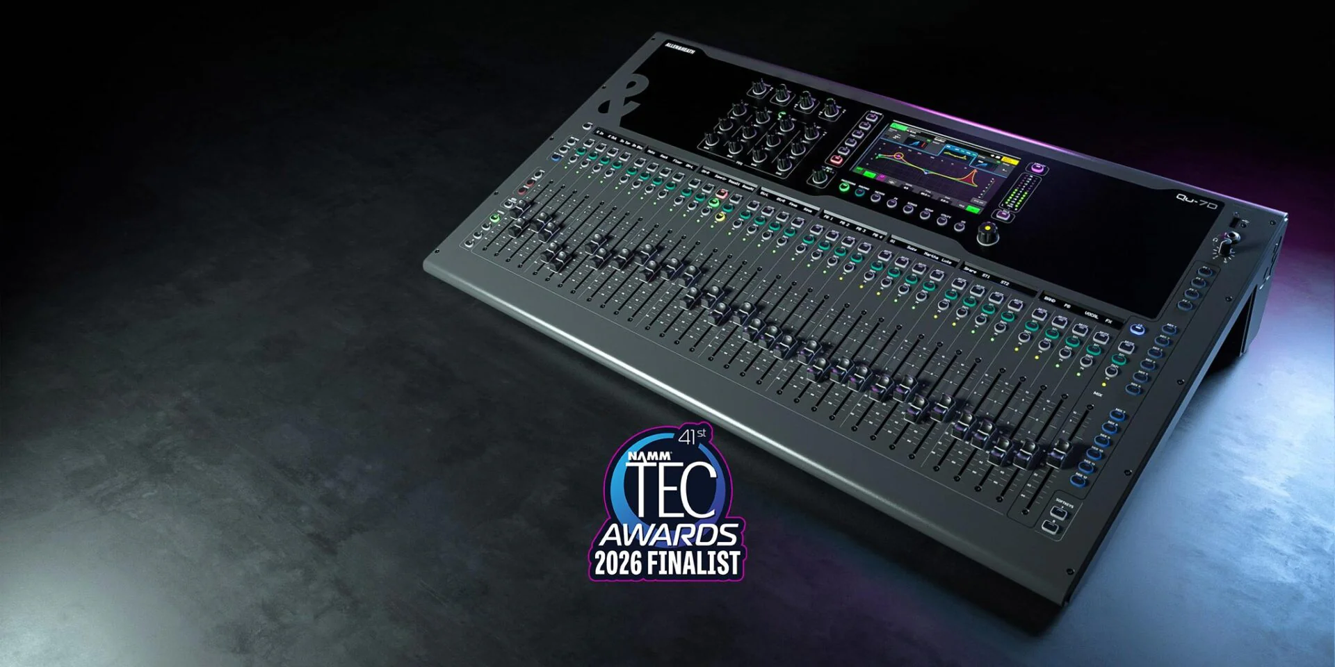 Allen & Heath QU-7 QU 32ch 96kHz mixer, 33 faders, 32/20 local I/O, 6FX - Image 6