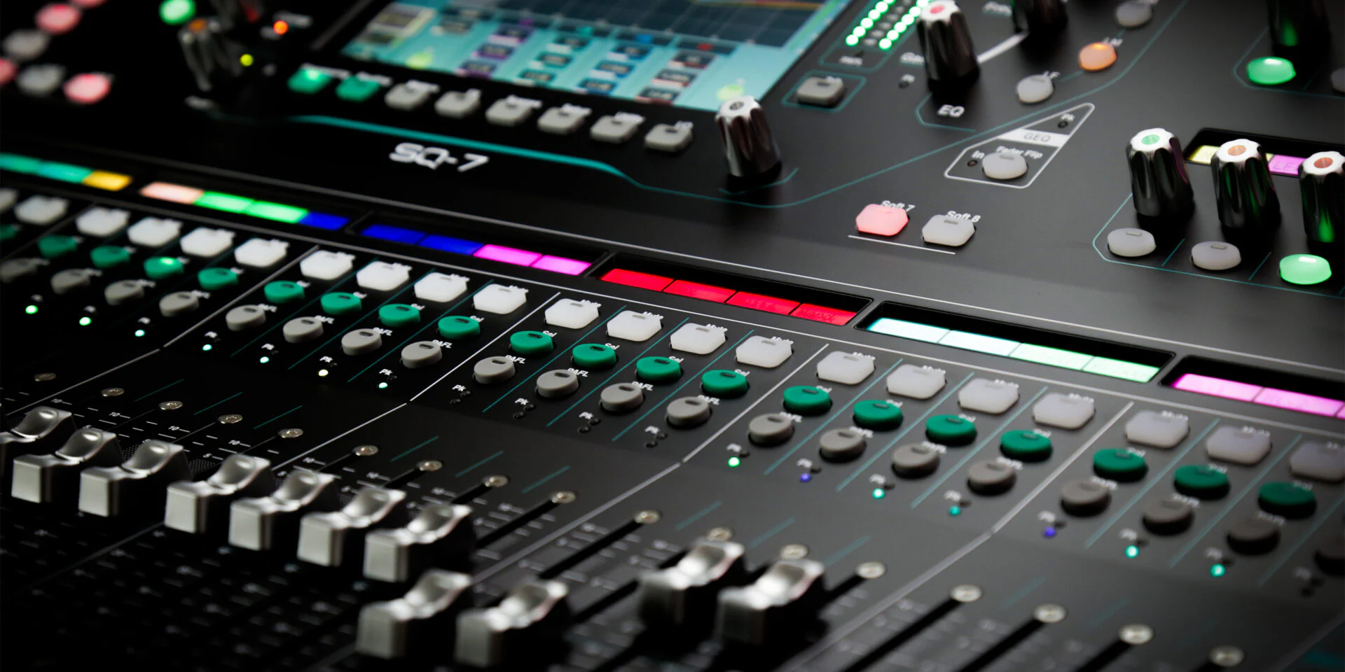 Allen & Heath SQ-7 48 Channel / 36 Bus / 33 Fader Digital Mixer - Image 6