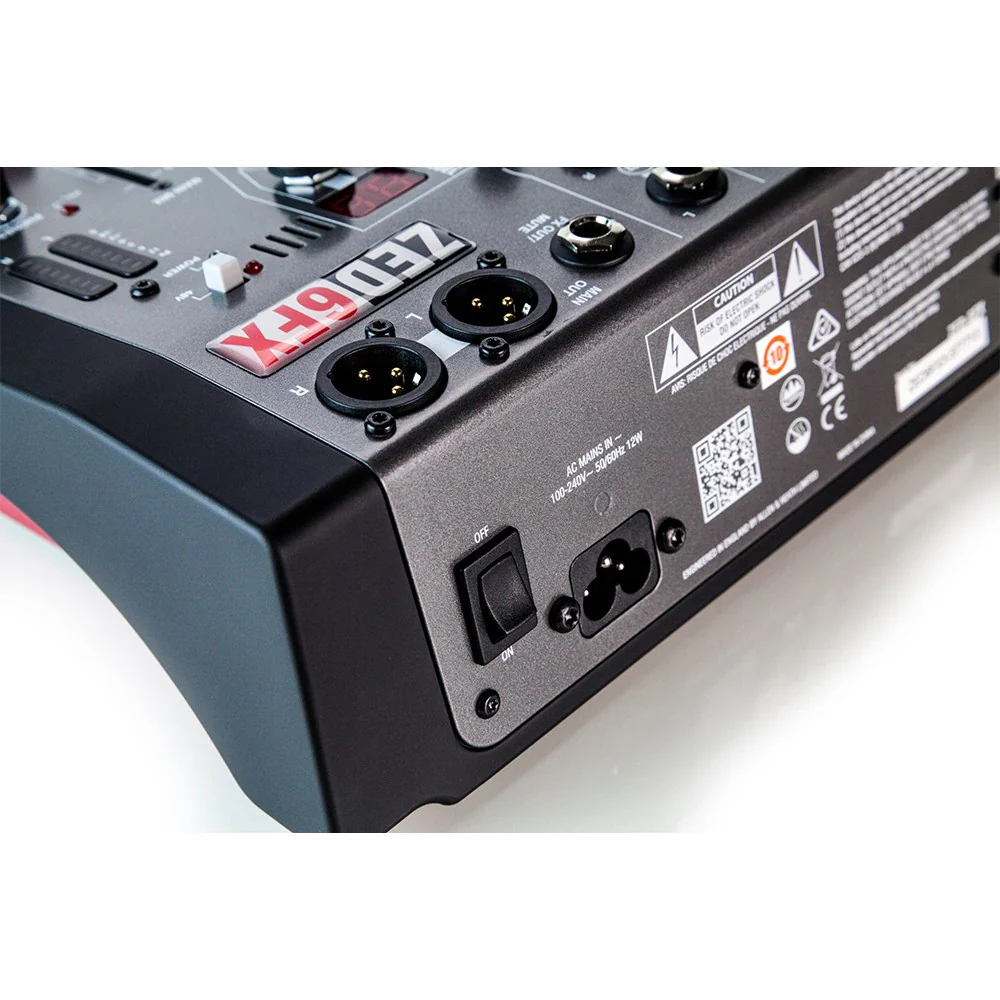 Allen & Heath ZED-6FX Compact 6-Input Analogue Mixer with FX - Image 3