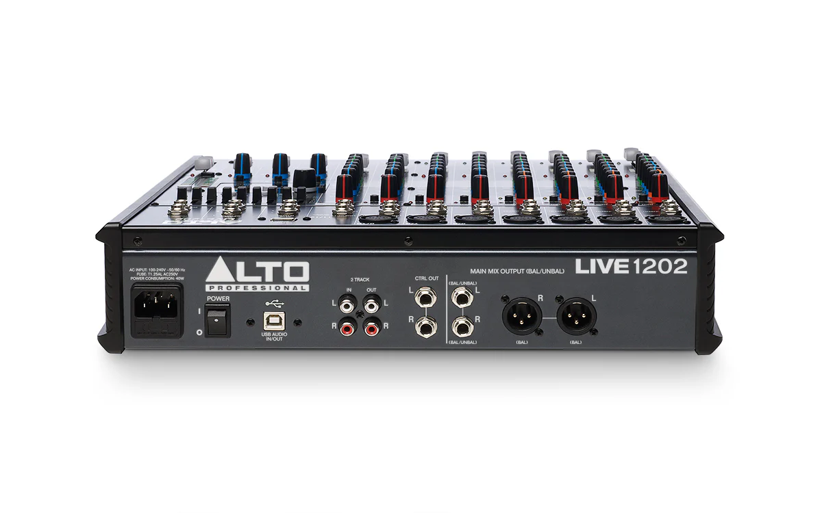 ALTO LIVE 1202 Professional PA Mixer 12-Channel with Digital FX - Image 3