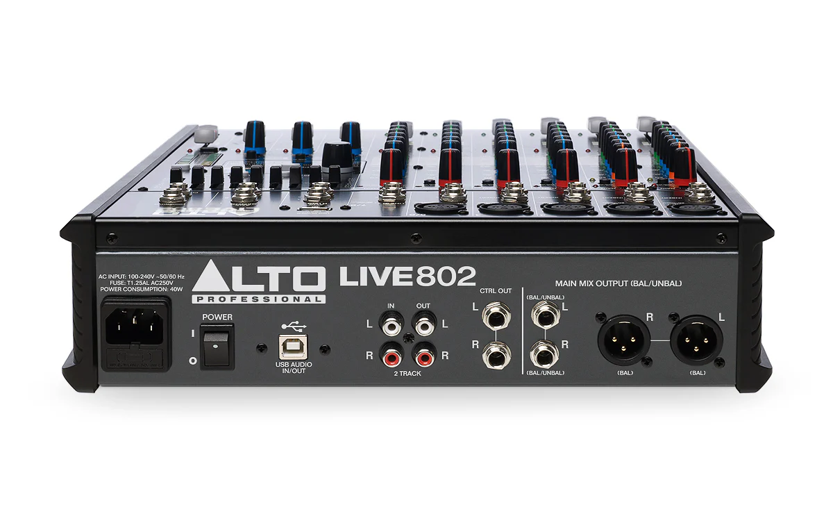 ALTO LIVE802 PROFESSIONAL PA Mixer 8-Channel with Digital FX - Image 3