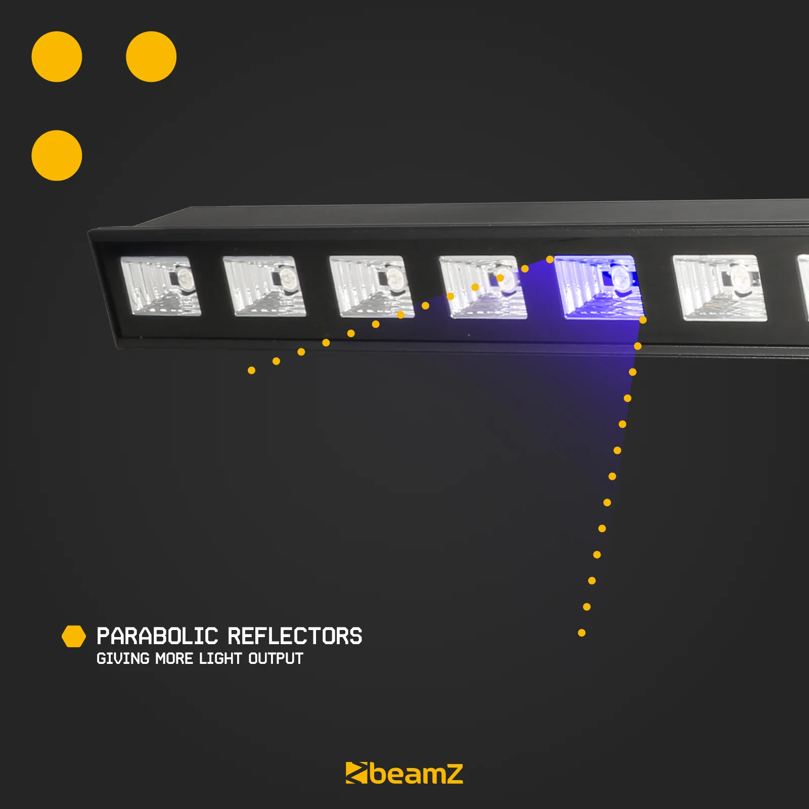 Beamz BUV123 LED UV Bar 12 x 3W - Image 6