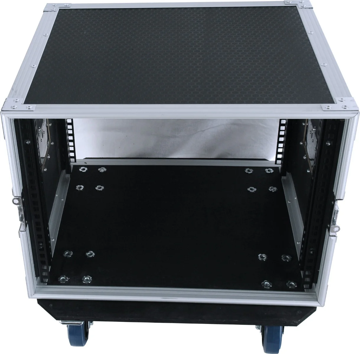 Case To Go 8RU Spaces 19" rack mount amplifier case with castors - Image 3