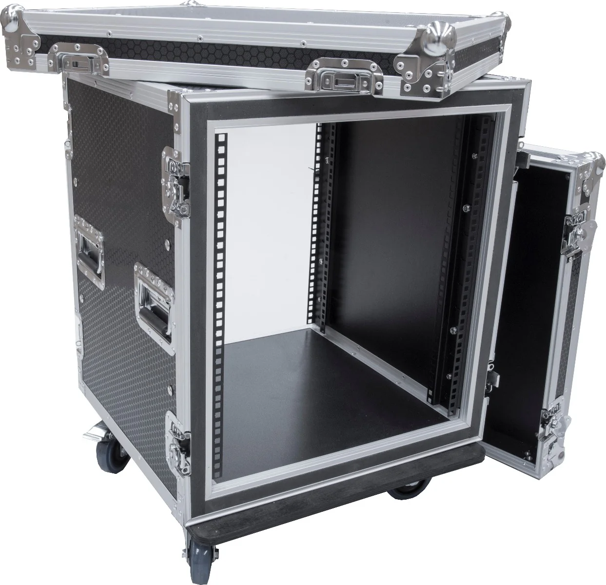 CaseToGo 12RU Spaces 19" rack SHOCK PROOF mount case with castors - Image 6