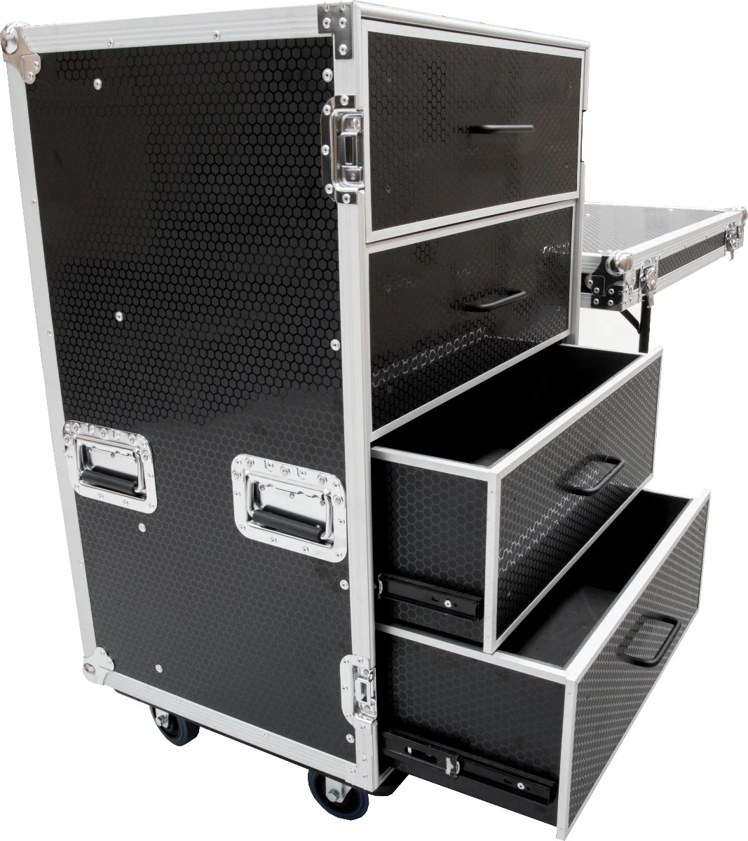 CaseToGo 4 draw Utility Road case with a DJ-Utility Table - Image 4