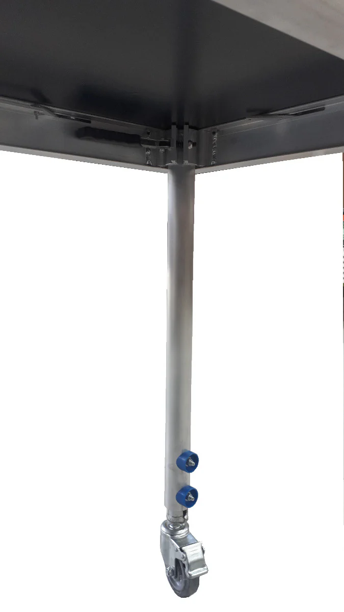 Castor wheel to fit height adjustable stage leg - Image 4