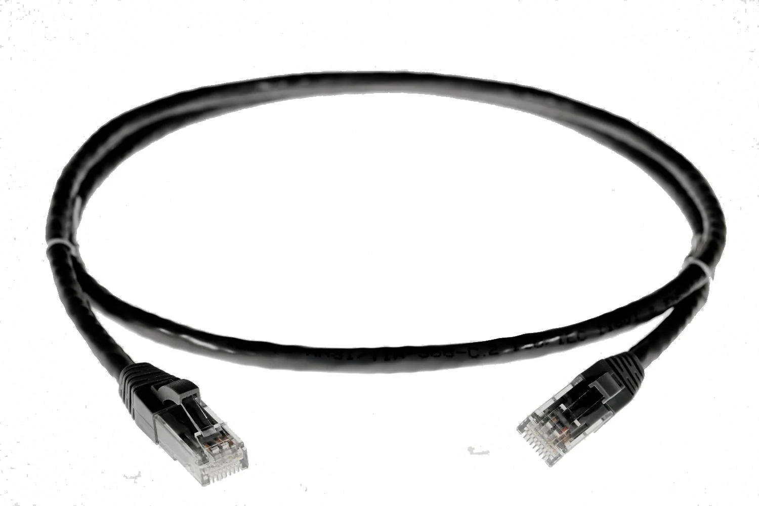 RJ45 CAT6 Ethernet Network Patch Cable - Black