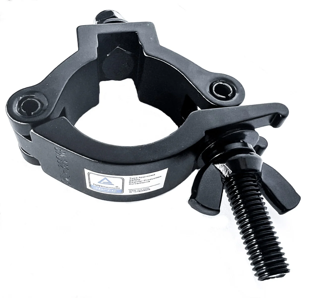 Clamp - Aluminium slim coupler suit 50mm truss 300KG BLACK