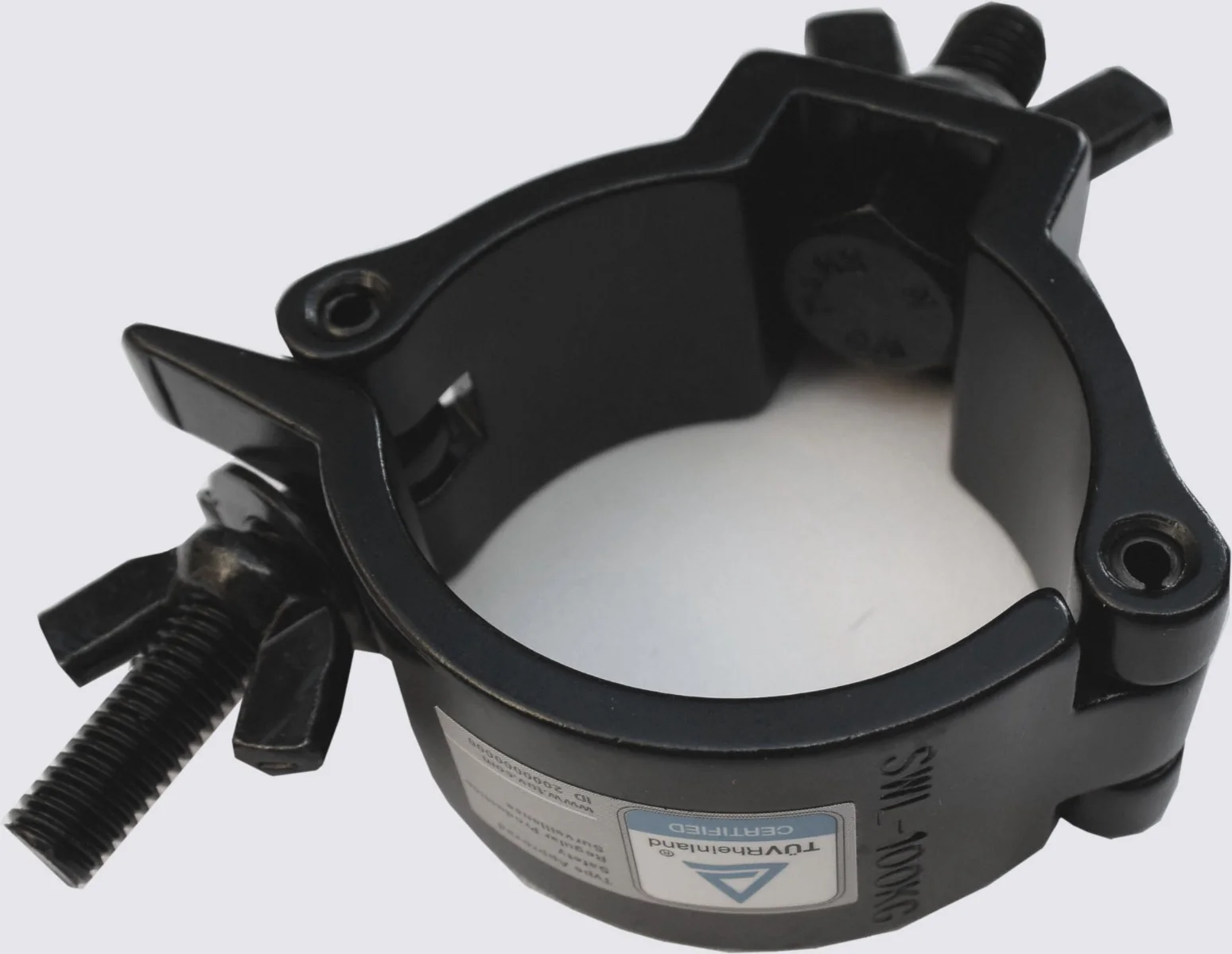 Clamp BLACK -  aluminium coupler suit 48- 51mm truss / pipe TUV Load - Image 2