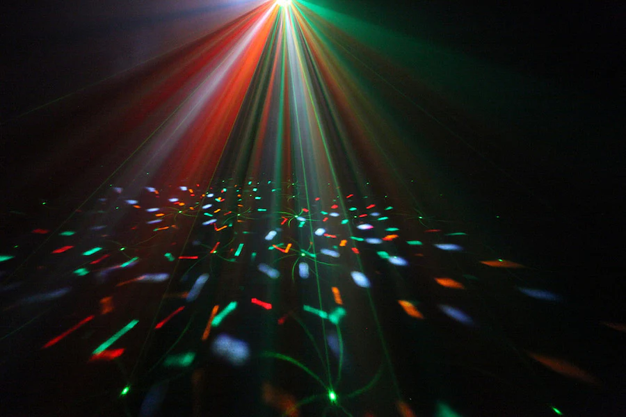 CR Lite Mix Laser II 4-in-1 Derby Wash Light Effect w/ Strobe Laser DMX - Image 3