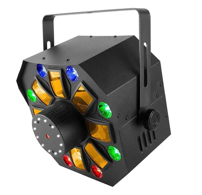 CR Lite Mix Laser II 4-in-1 Derby Wash Light Effect w/ Strobe Laser DMX - Image 8