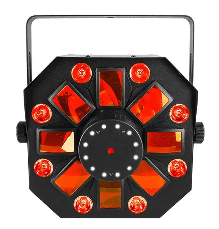 CR Lite Mix Laser II 4-in-1 Derby Wash Light Effect w/ Strobe Laser DMX - Image 9