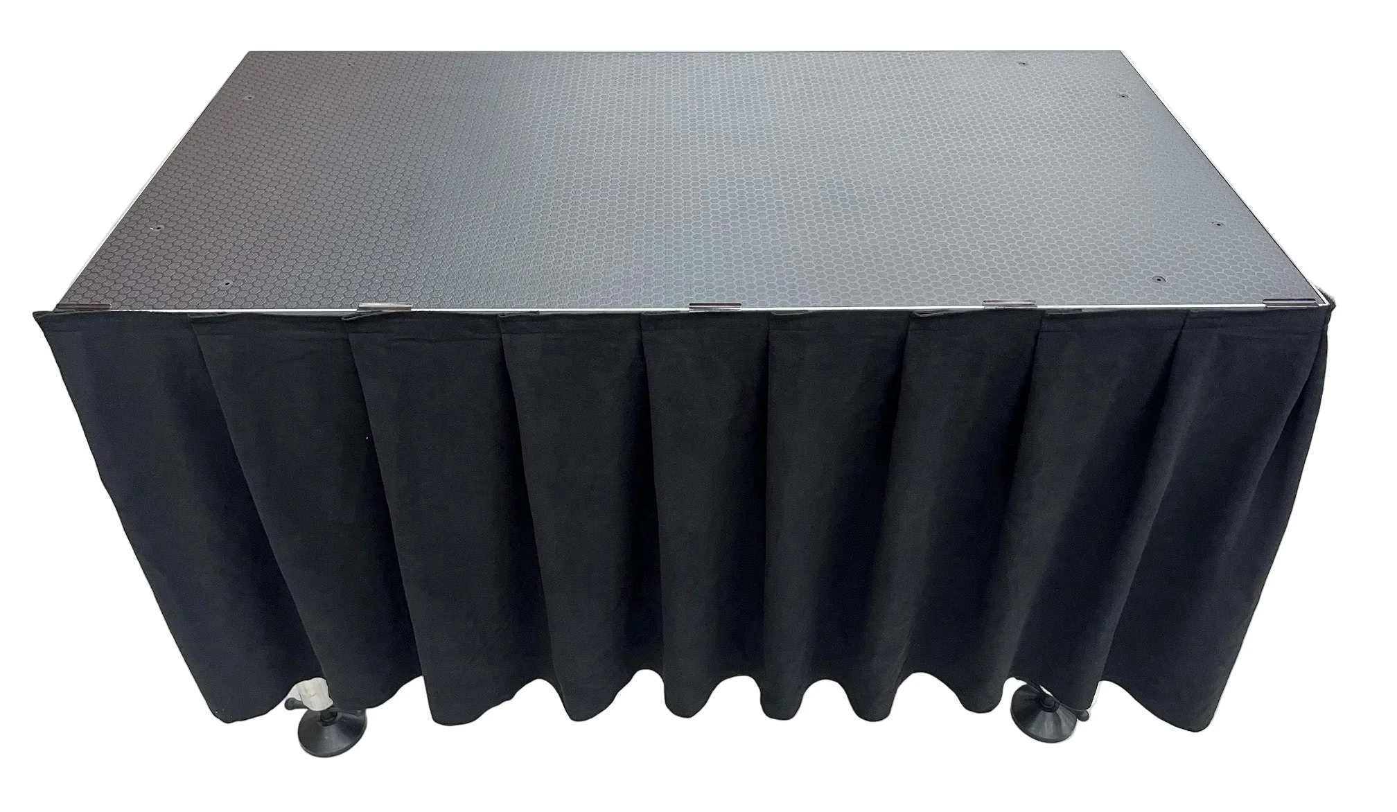 100cm high box pleat stage skirting with Hook & Loop Fastener / price per meter - Image 7