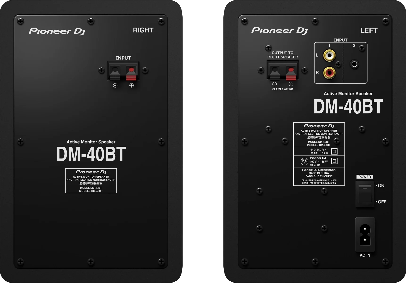 Pioneer DM-40BT 4” desktop monitor system with Bluetooth® (PAIR) - Image 3