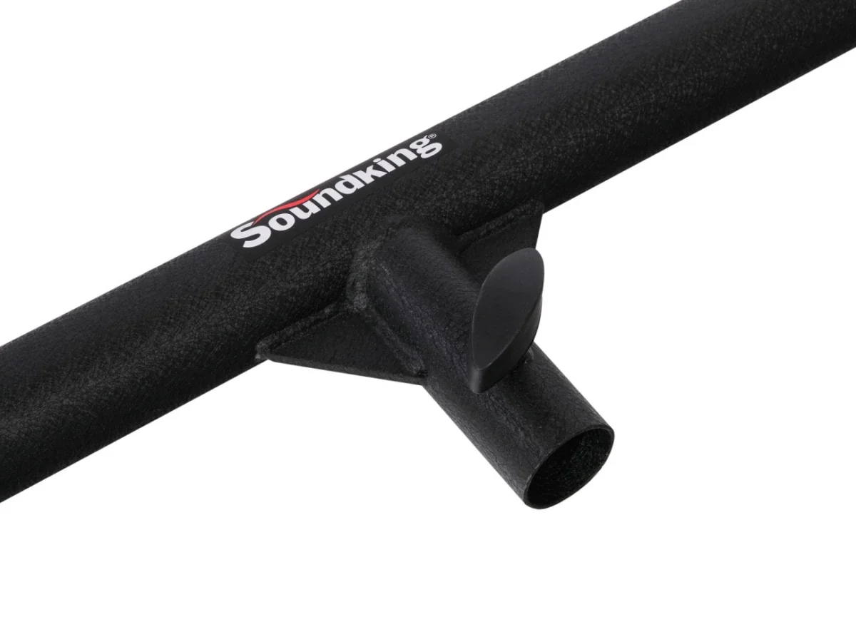 DRF003 T-bar 1.5m long 50mm (2") diameter, black - Image 5