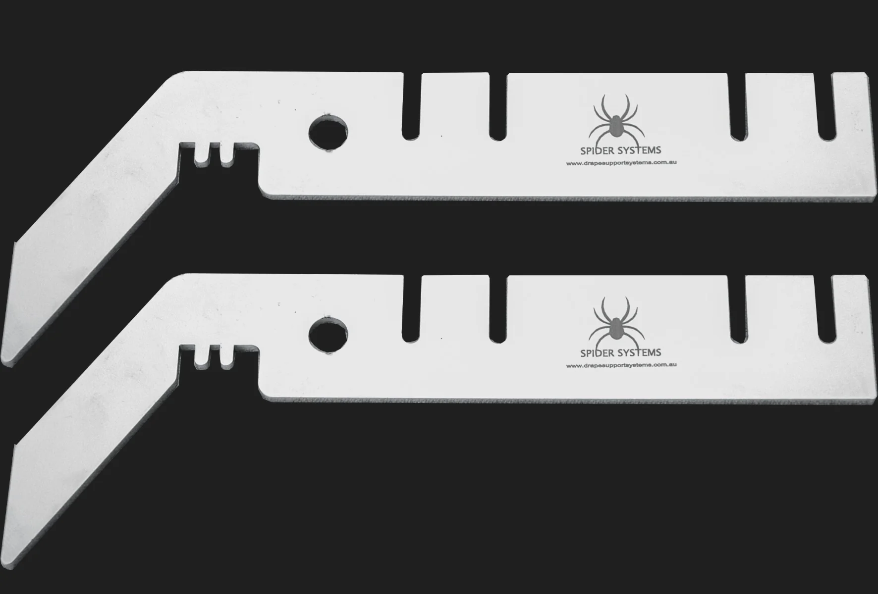 Dual bar brackets (150mm) for Pipe & Drape system (PAIR) - Image 3