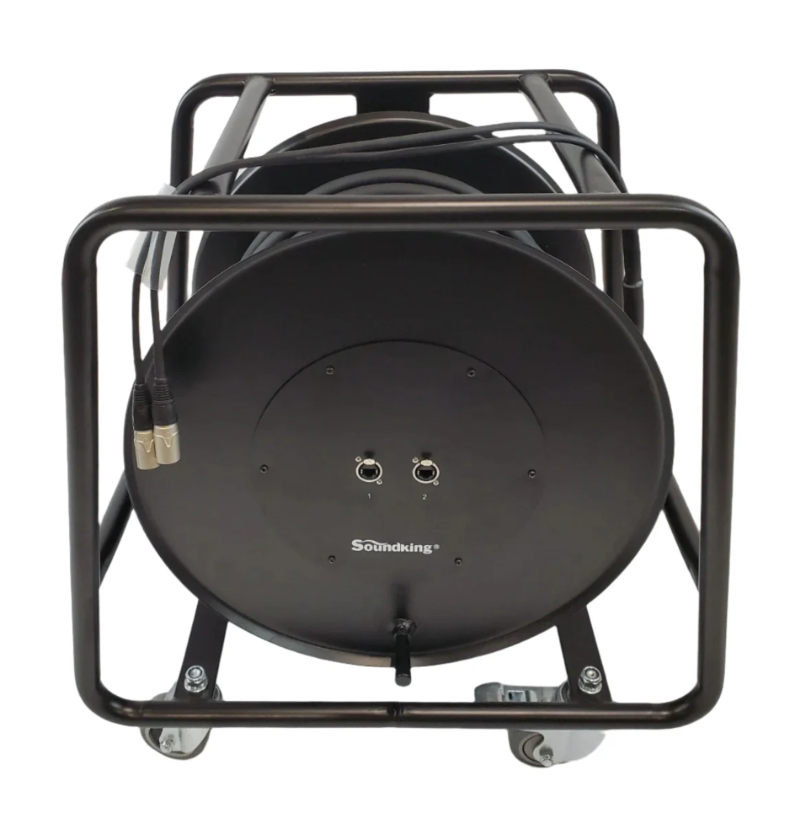 DUAL Tour-Grade Ruggedised Cat6 SF/UTP Network Cable 50m roll RJ45 Neutrik on steel reel on castors - Image 8