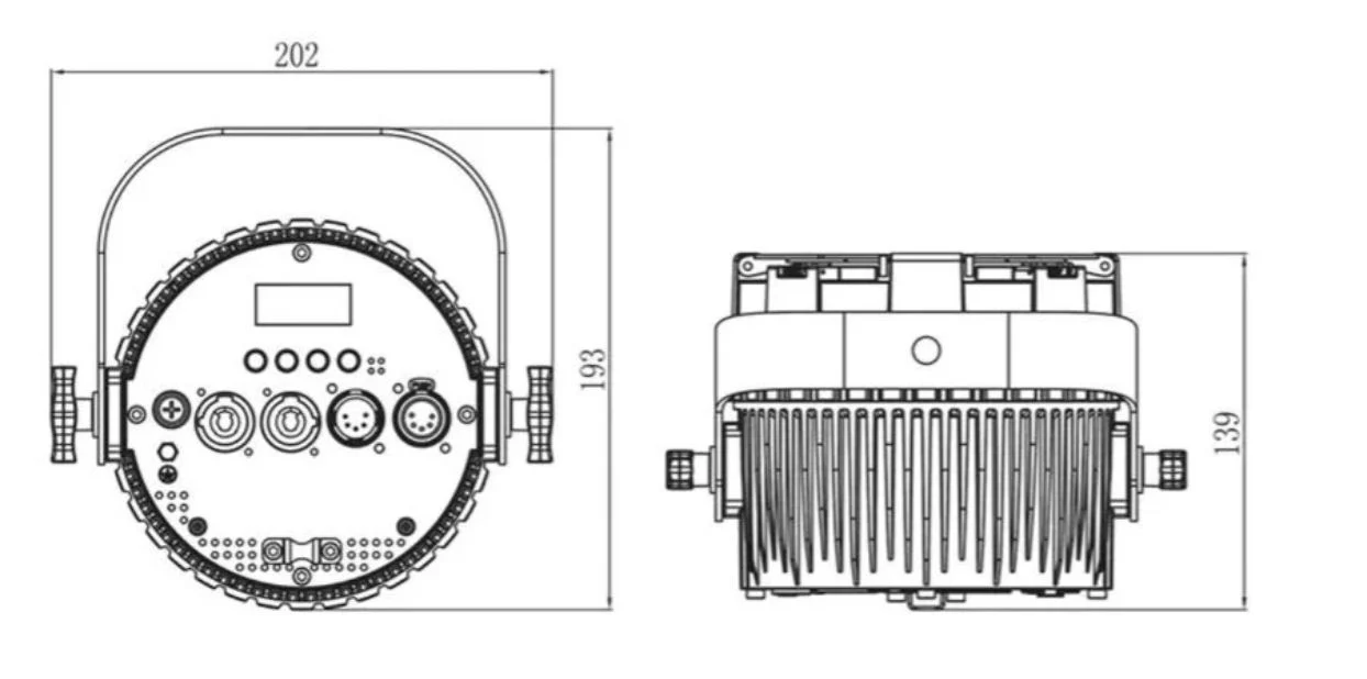 Event Lighting - F96VW - Variable White Fresnel with Manual Zoom - Image 2