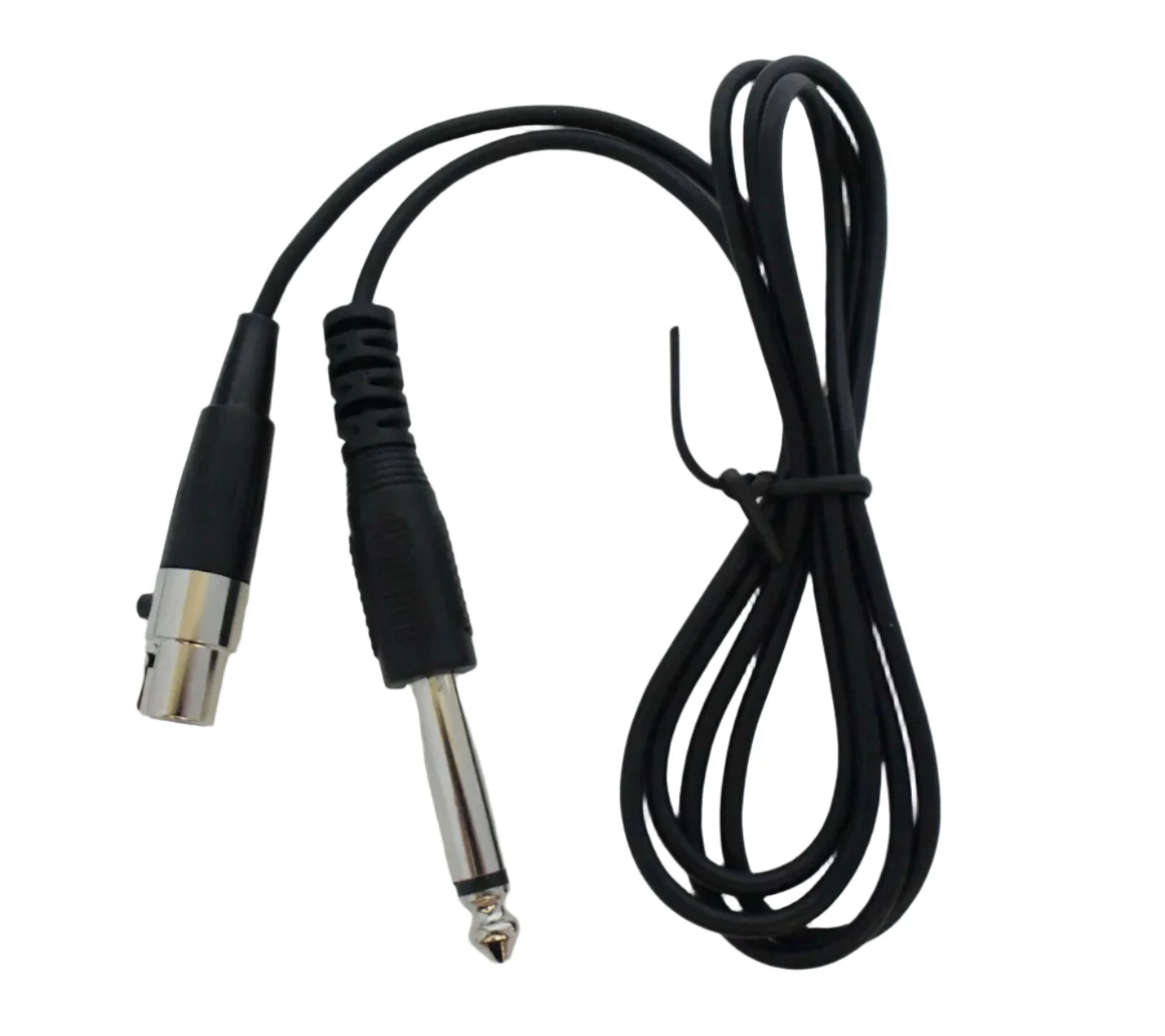 Guitar instrument cable for wireless microphone AKG, Pasgao 3pin to 1.4in jack
