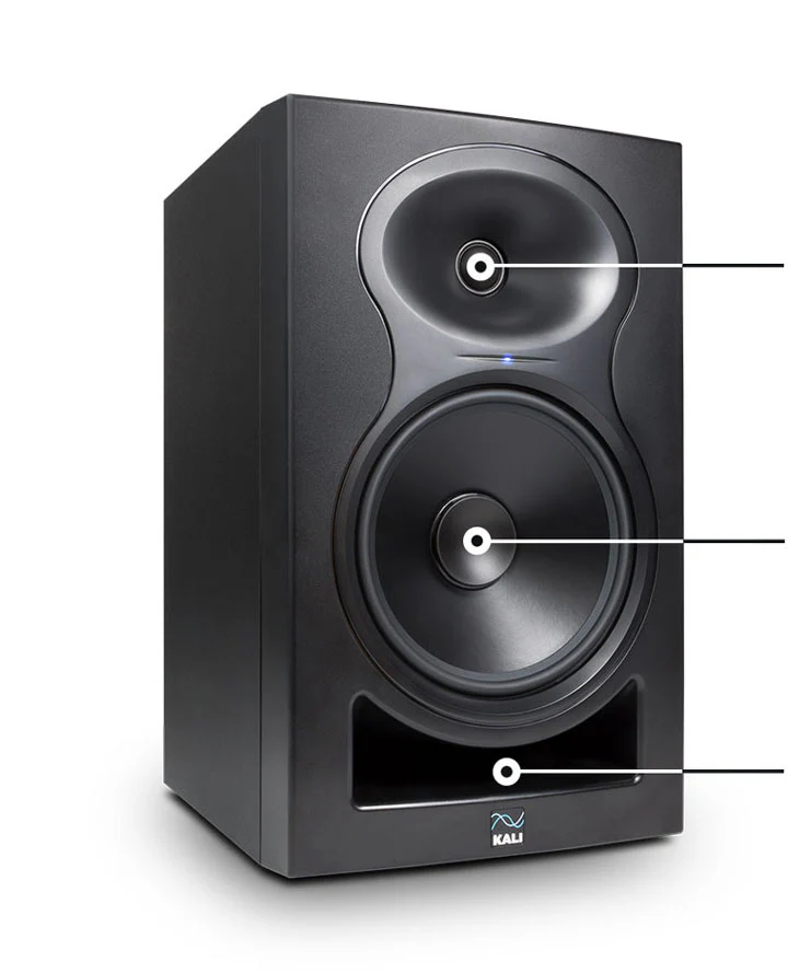 KALI AUDIO LP-6 6.5" 2ND WAVE 2-WAY ACTIVE STUDIO MONITOR PAIR PLUS DB039 STANDS - Image 5