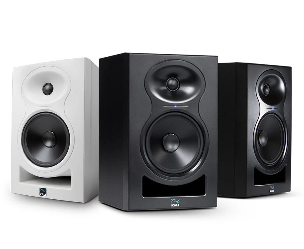 KALI AUDIO LP-6 6.5"2ND WAVE 2-WAY ACTIVE STUDIO MONITOR PAIR WHITE PLUS  DB039 STANDS - Image 7