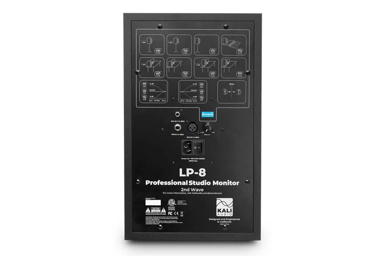 KALI AUDIO LP-8 8" 2ND WAVE 2-WAY ACTIVE STUDIO MONITOR BLACK (EACH) - Image 4