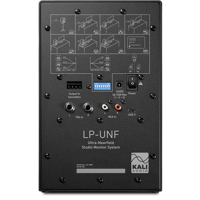 Kali Audio LP-UNF White 2-Way Studio Monitors 4"+1". Bluetooth Onboard PAIR - Image 5