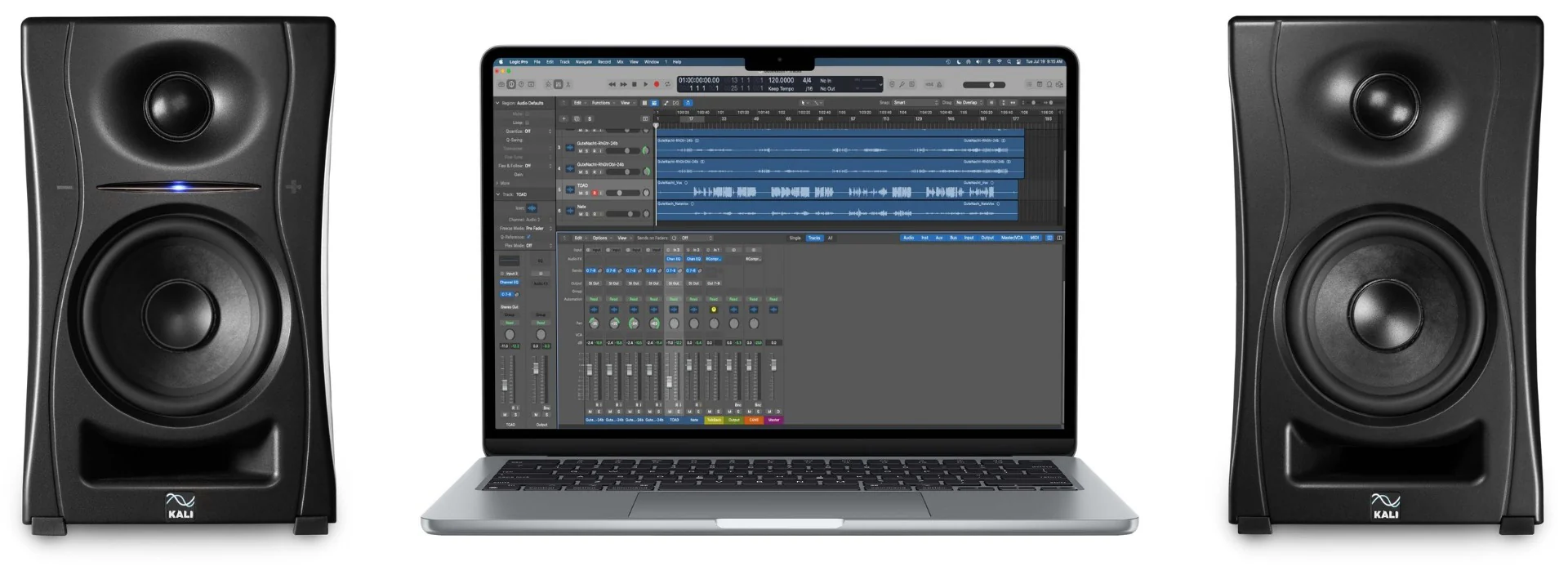 Kali Audio LP-UNF White 2-Way Studio Monitors 4"+1". Bluetooth Onboard PAIR - Image 7