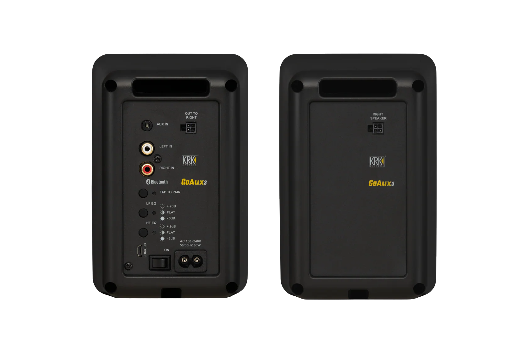 KRK GOAUX 3 Portable Studio Monitors 2-Way 3" Bi-amped Class D Power (Pair) - Image 3