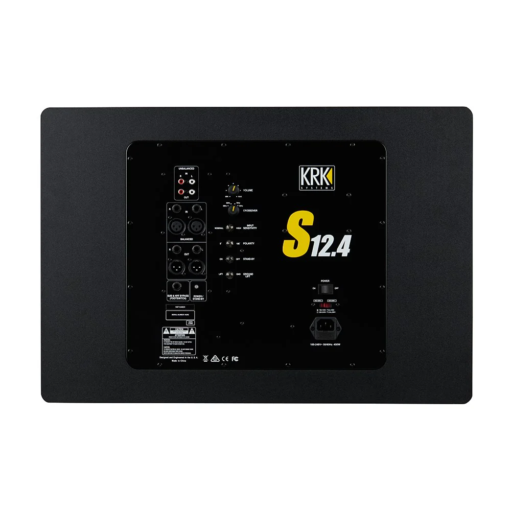 KRK-S12.4 12" PRO Powered Studio Subwoofer - Image 4