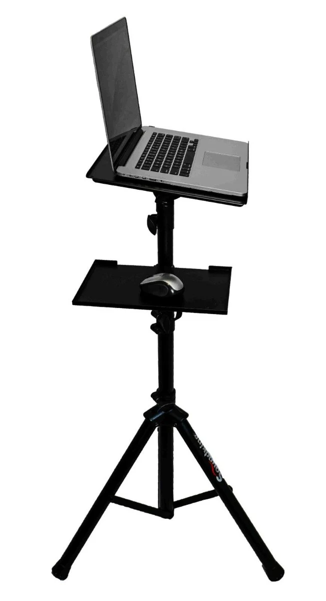 Laptop Projector Tripod Stand Height & Tilt Removable Tray + Carry Bag + additional tray - Image 13