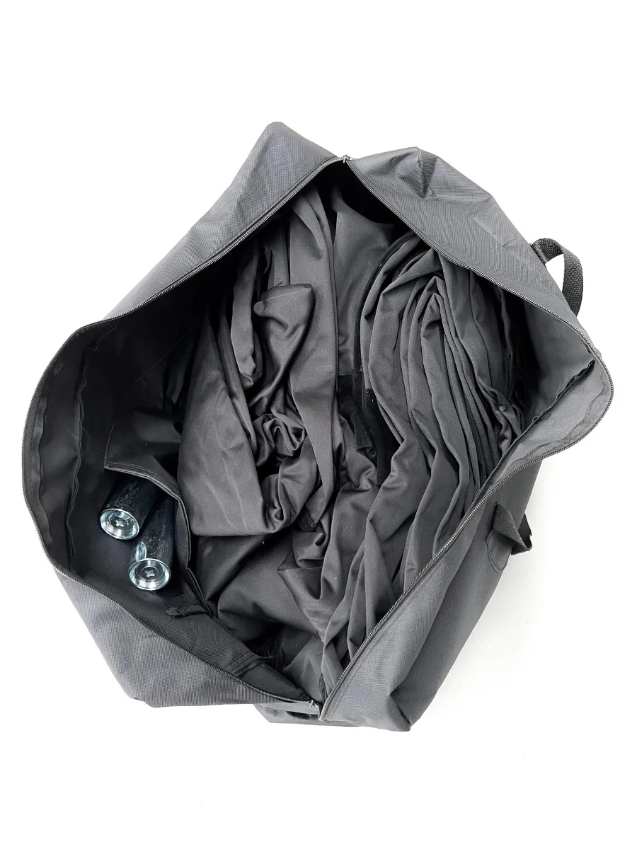 Medium Canvas Drape Bag with a zip 67x35x32cm - Image 3