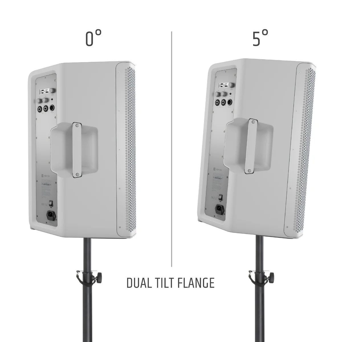 LD Systems ICOA 12 W Passive 12″ Coaxial PA Speaker in White - Image 7