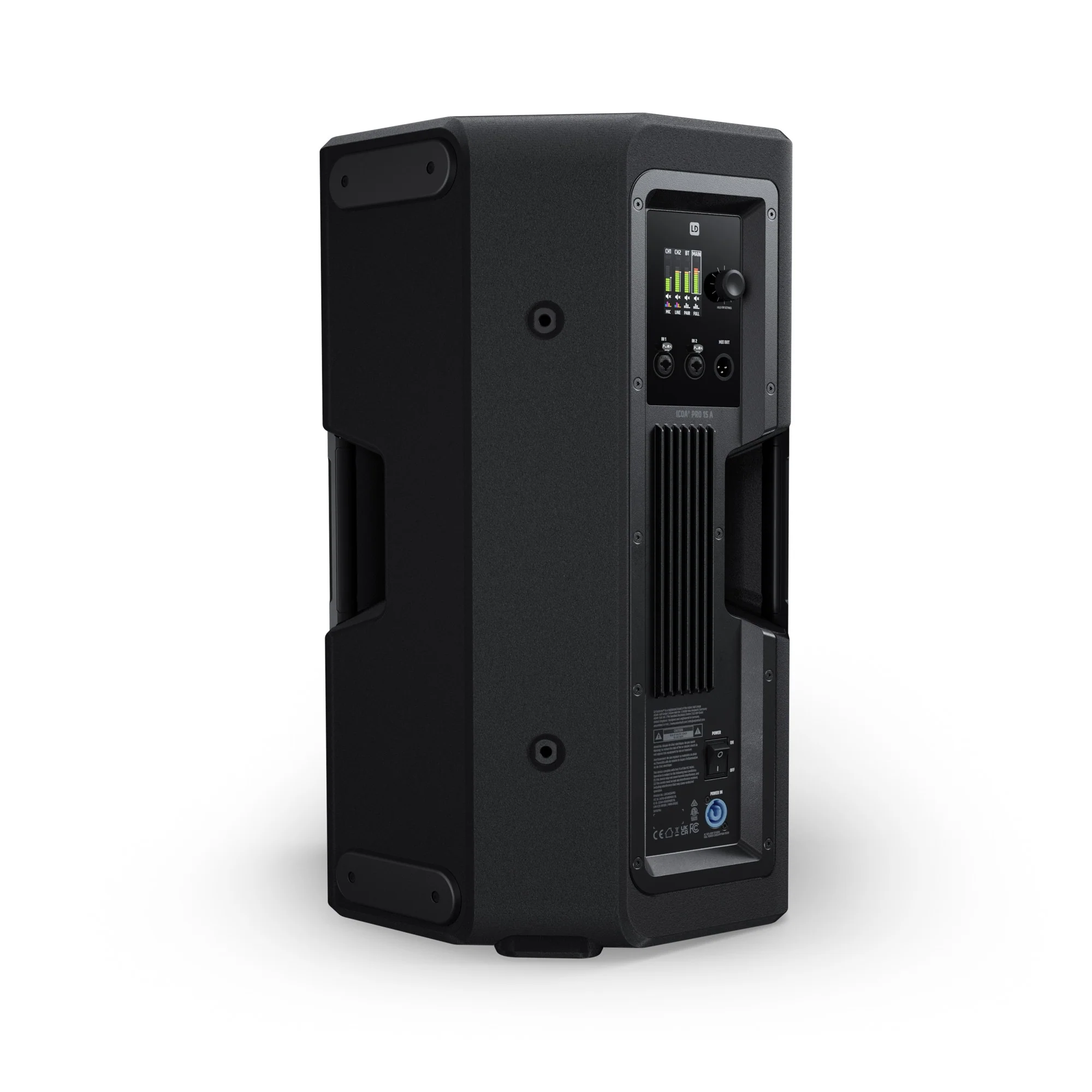 LD SYSTEMS ICOA 15A PRO 3000W 15"+3" POWERED LOUDSPEAKER BLUETOOTH & APP - Image 4