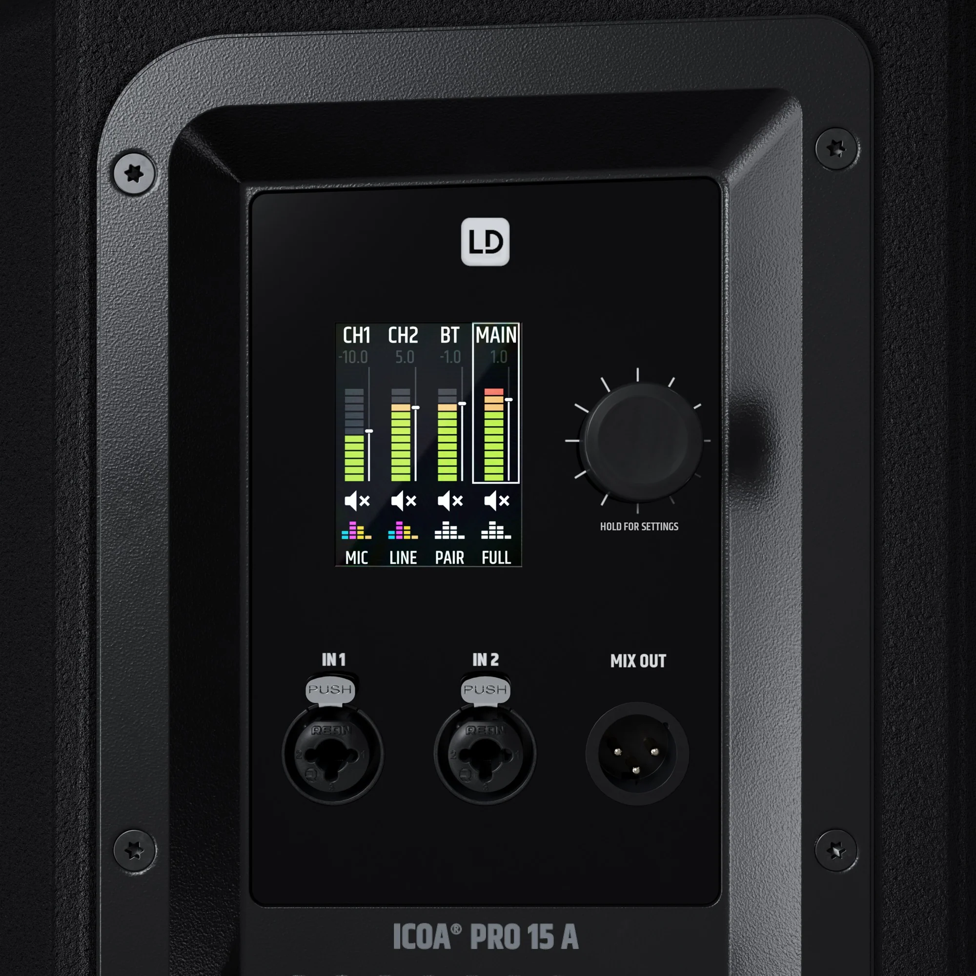 LD SYSTEMS ICOA 15A PRO 3000W 15"+3" POWERED LOUDSPEAKER BLUETOOTH & APP - Image 6