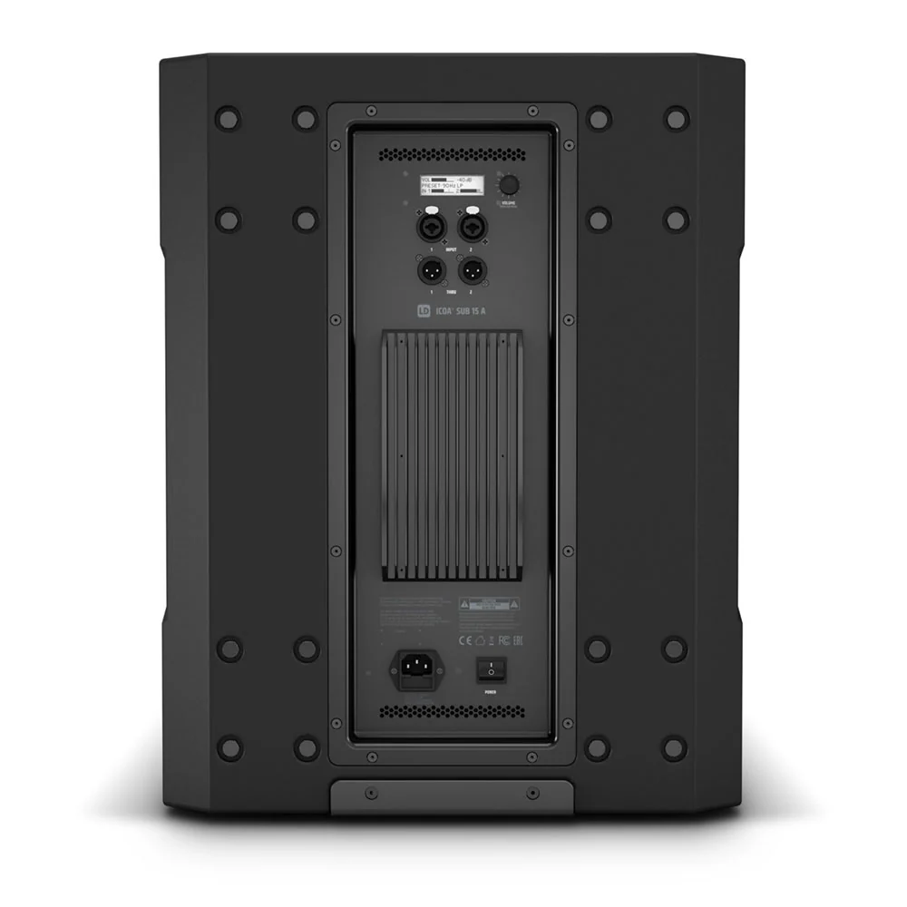 LD Systems ICOA SUB 15 A Powered 15 Inch Bass Reflex PA Subwoofer - Image 4