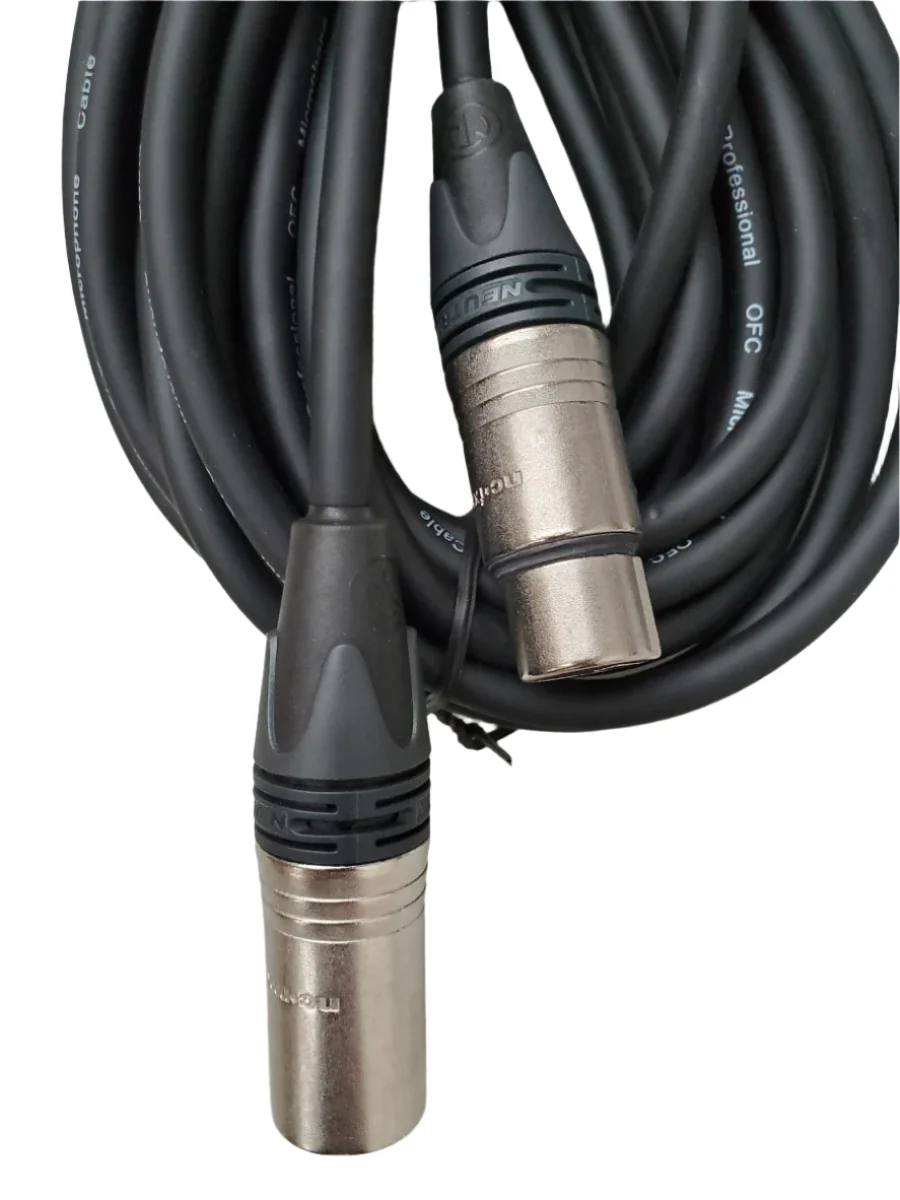 Microphone cable with NC3FXX NC3MXX  3pin XLR Neutrik connectors lengths from 2m to 10m - Image 4