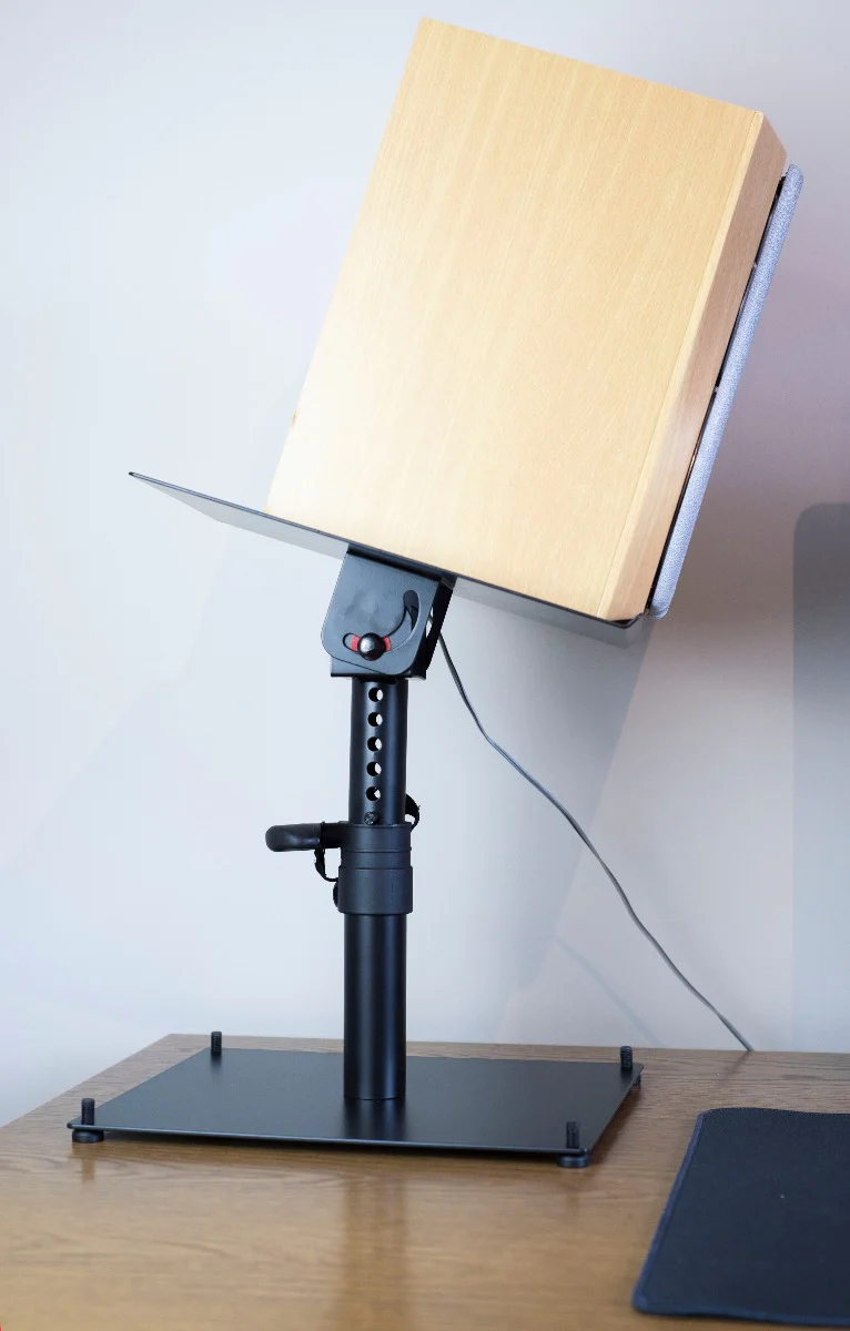 PAIR OF TABLE TOP MONITOR STAND WITH BASE PLATE - Image 10